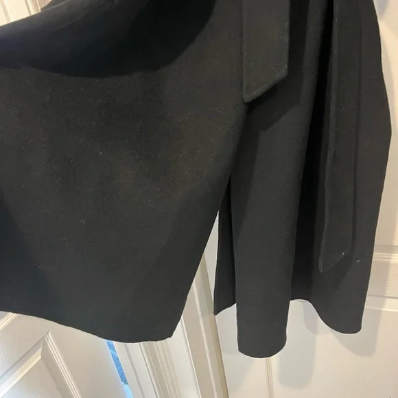 GENTLE HERD - women’s wool black coat / size 2x - Picture 7 of 9